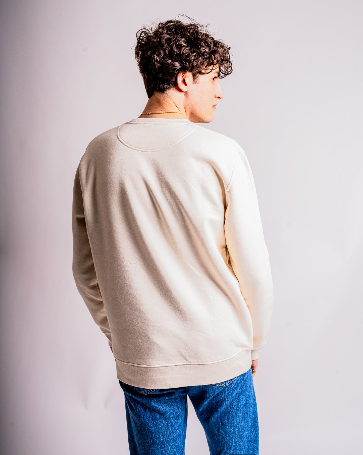 WAVE SWEATER NATURAL RAW